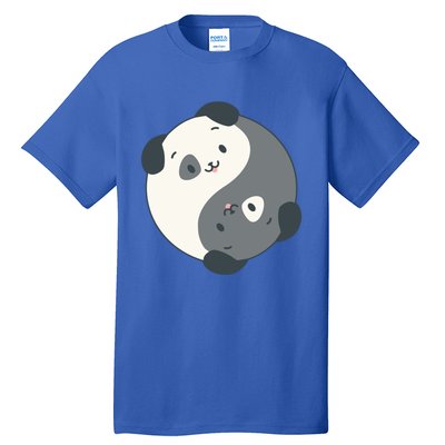 Yin Yang Yoga Zen Cute Dogs For Yoga Lover Gift Tall T-Shirt