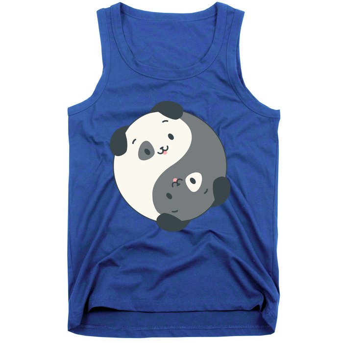 Yin Yang Yoga Zen Cute Dogs For Yoga Lover Gift Tank Top