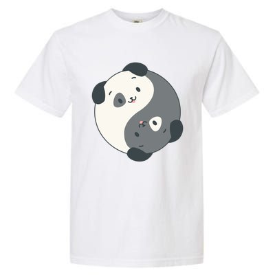 Yin Yang Yoga Zen Cute Dogs For Yoga Lover Gift Garment-Dyed Heavyweight T-Shirt