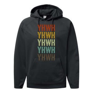 Yhwh Yhwh Yahweh Hebrew Performance Fleece Hoodie