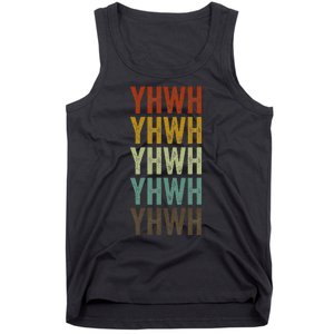 Yhwh Yhwh Yahweh Hebrew Tank Top