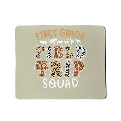 Zoo 1st First Grade Field Trip Squad Crew Teacher Student Mousepad