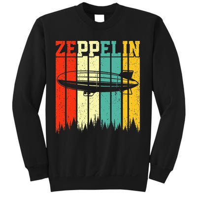 Zeppelin 70s 80s Dirigible Airship Zepelin Zepplin Sweatshirt