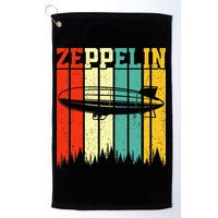 Zeppelin 70s 80s Dirigible Airship Zepelin Zepplin Golf Towel