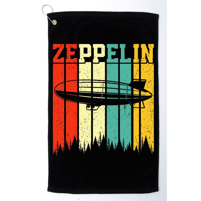 Zeppelin 70s 80s Dirigible Airship Zepelin Zepplin Golf Towel