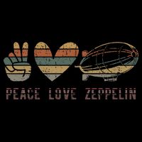 Zeppelin 70s Dirigible Blimp Airship Zepelin Zepplin Performance Shirt