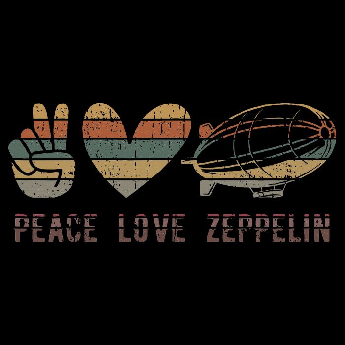 Zeppelin 70s Dirigible Blimp Airship Zepelin Zepplin Performance Shirt