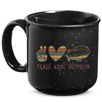 Zeppelin 70s Dirigible Blimp Airship Zepelin Zepplin 15oz Campfire Ceramic Mug