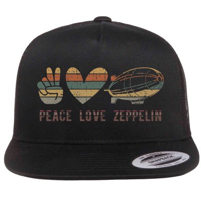Zeppelin 70s Dirigible Blimp Airship Zepelin Zepplin Flatbill Hat