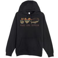 Zeppelin 70s Dirigible Blimp Airship Zepelin Zepplin Premium Pullover Hoodie