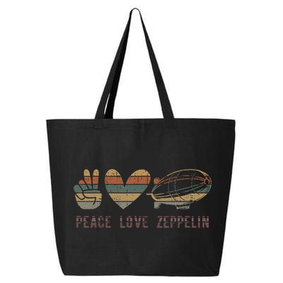 Zeppelin 70s Dirigible Blimp Airship Zepelin Zepplin 25L Jumbo Tote