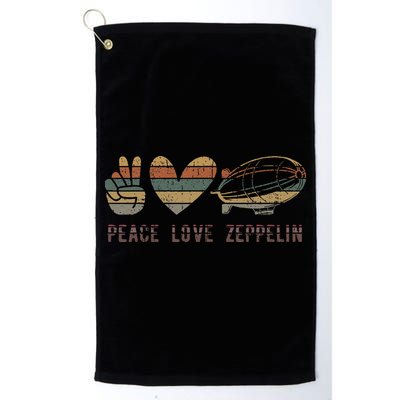 Zeppelin 70s Dirigible Blimp Airship Zepelin Zepplin Golf Towel