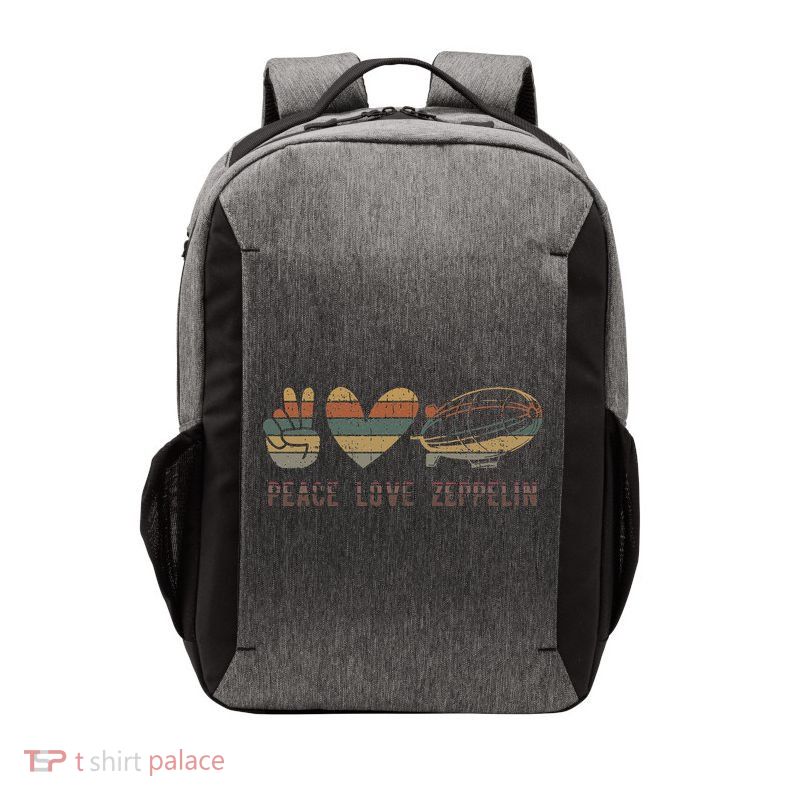 Zeppelin 70s Dirigible Blimp Airship Zepelin Zepplin Vector Backpack