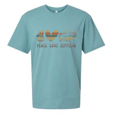 Zeppelin 70s Dirigible Blimp Airship Zepelin Zepplin Sueded Cloud Jersey T-Shirt