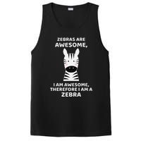 Zebras Are Awesome Zebra PosiCharge Competitor Tank