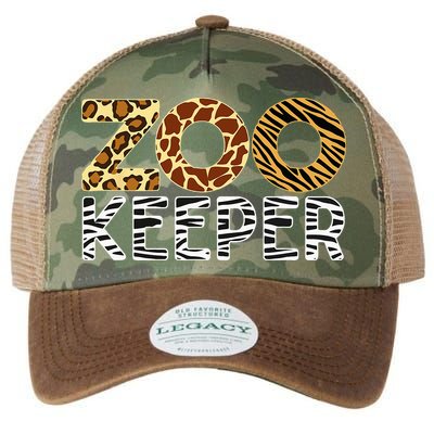 Zookeeper African Animals Zebra Wild Print Savanna Costume Legacy Tie Dye Trucker Hat