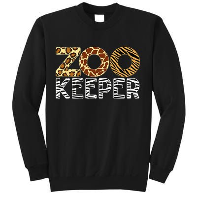 Zookeeper African Animals Zebra Wild Print Savanna Costume Sweatshirt