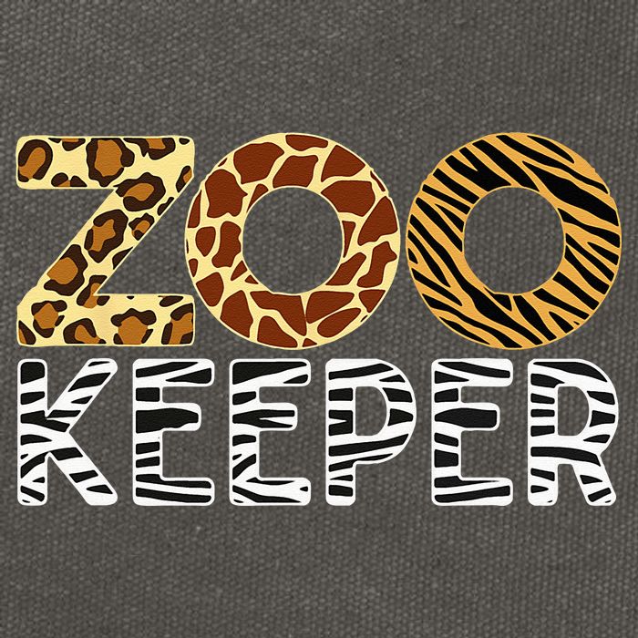 Zookeeper African Animals Zebra Wild Print Savanna Costume Cotton Canvas Backpack