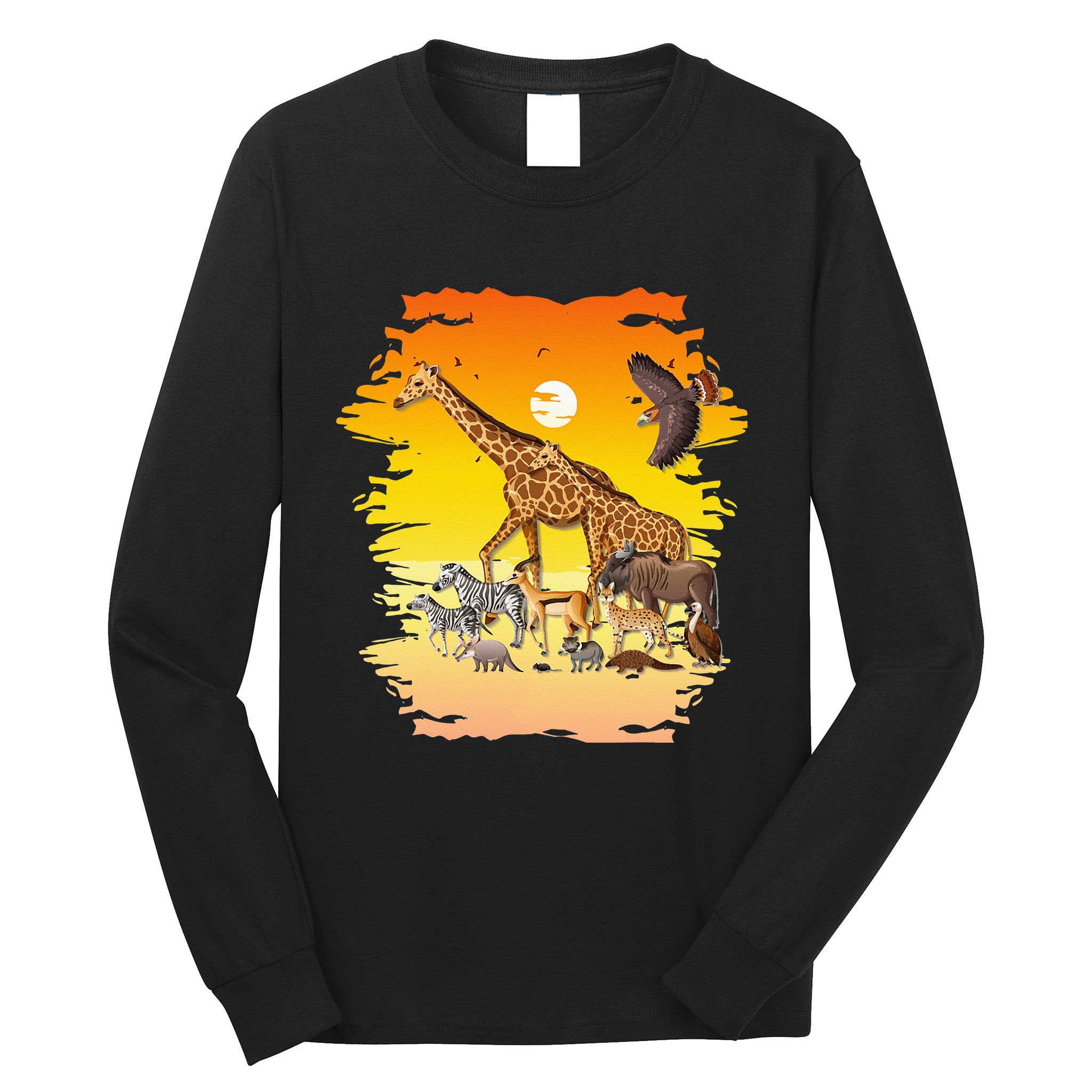 Zookeeper Africans Animal Jungle Safari Zoo Keeper Long Sleeve Shirt