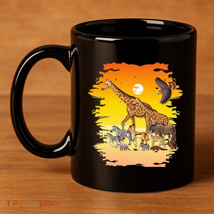 Zookeeper Africans Animal Jungle Safari Zoo Keeper 11oz C Handle Ceramic Mug