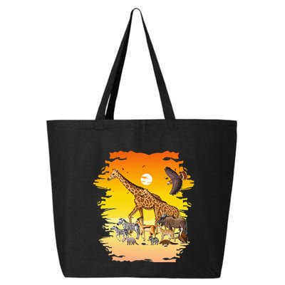 Zookeeper Africans Animal Jungle Safari Zoo Keeper 25L Jumbo Tote