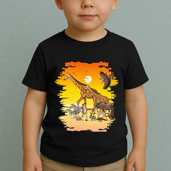 Zookeeper Africans Animal Jungle Safari Zoo Keeper Toddler T-Shirt