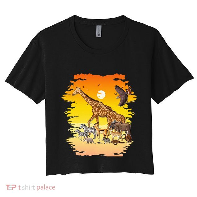 Zookeeper Africans Animal Jungle Safari Zoo Keeper Crop Top