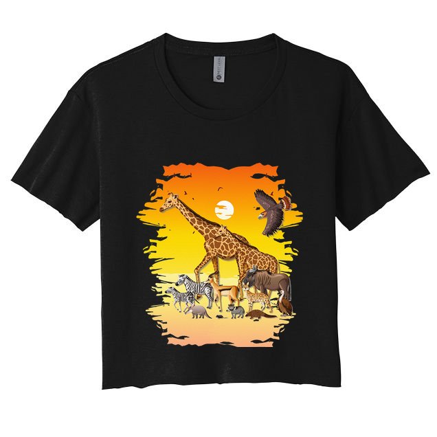Zookeeper Africans Animal Jungle Safari Zoo Keeper Crop Top
