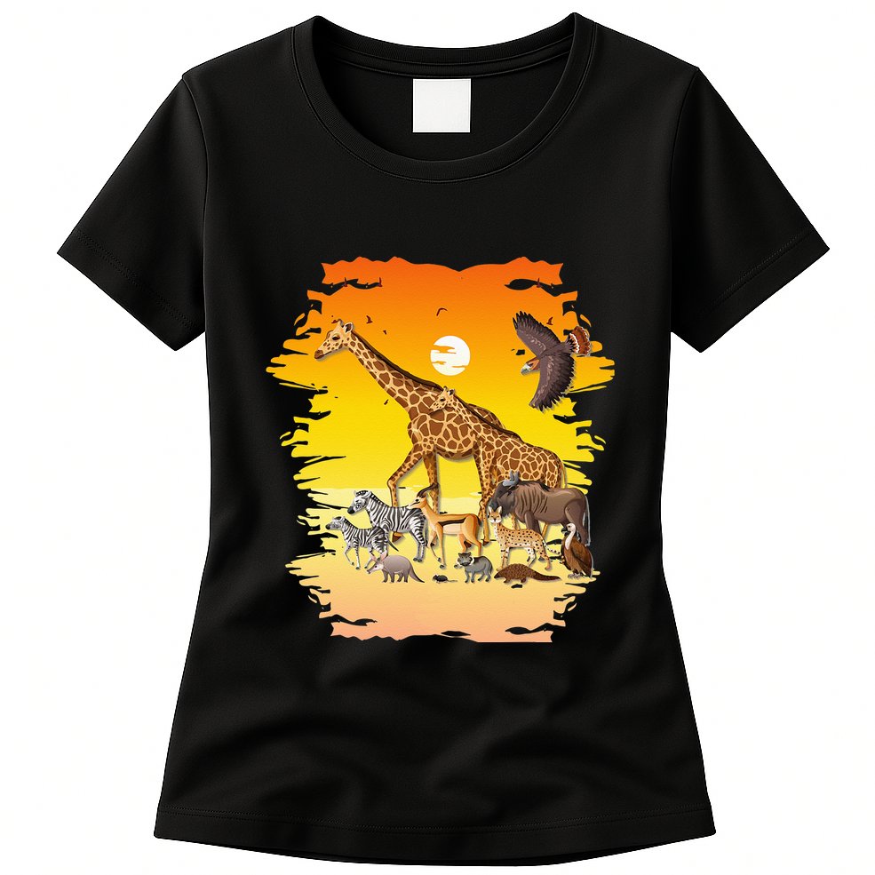 Zookeeper Africans Animal Jungle Safari Zoo Keeper Womens T-Shirt