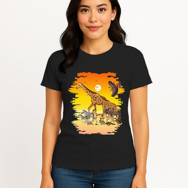Zookeeper Africans Animal Jungle Safari Zoo Keeper Womens T-Shirt