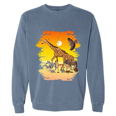 Zookeeper Africans Animal Jungle Safari Zoo Keeper Garment-Dyed Sweatshirt
