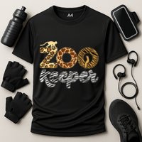 Zookeeper African Animal Zebra Leopard Print Savanna Life Gift Cooling Performance Crew T-Shirt