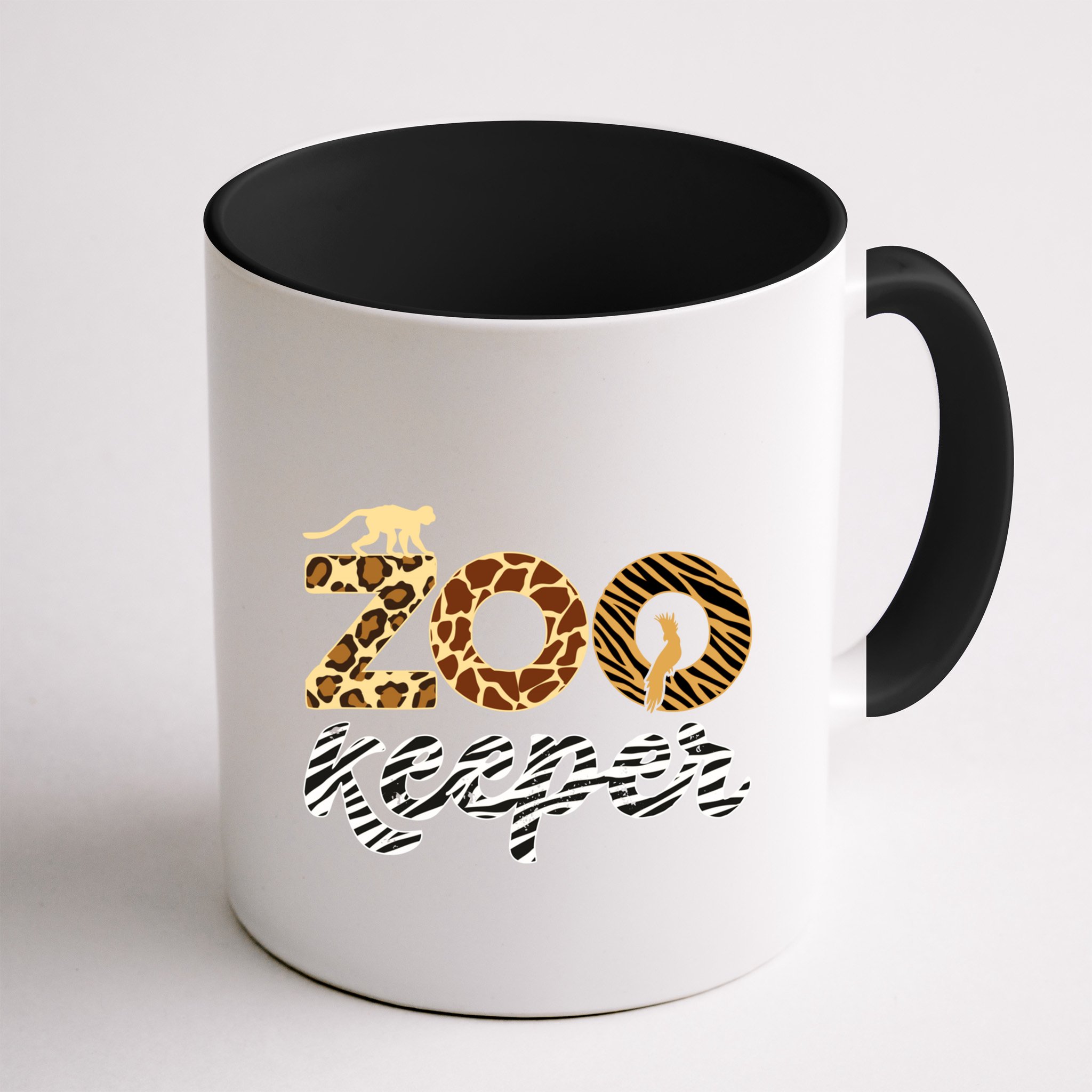 Zookeeper African Animal Zebra Leopard Print Savanna Life Gift Mug