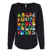 Zoo Animal Alphabet ABCs Learning Womens California Wash Sweatshirt