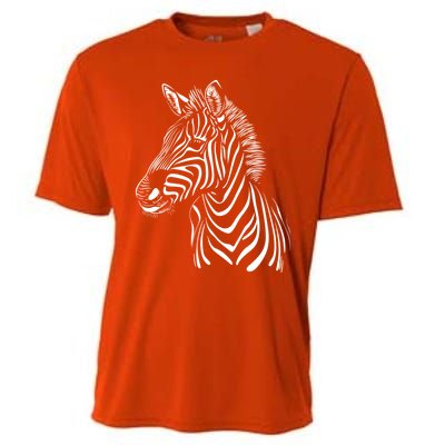 Zebra African Animal Zoo Keeper Zebra Lover Cute Gift Cooling Performance Crew T-Shirt