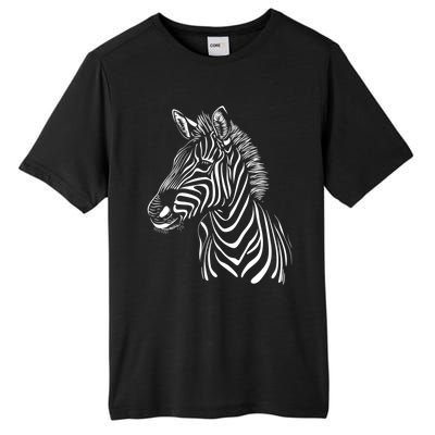 Zebra African Animal Zoo Keeper Zebra Lover Cute Gift Tall Fusion ChromaSoft Performance T-Shirt