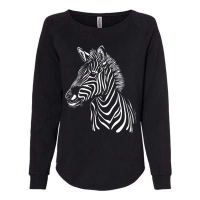 Zebra African Animal Zoo Keeper Zebra Lover Cute Gift Womens California Wash Sweatshirt