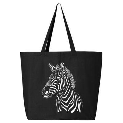 Zebra African Animal Zoo Keeper Zebra Lover Cute Gift 25L Jumbo Tote