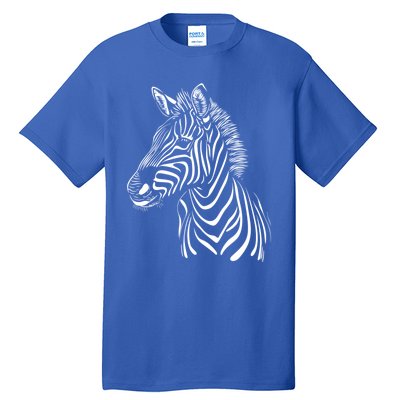 Zebra African Animal Zoo Keeper Zebra Lover Cute Gift Tall T-Shirt