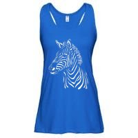 Zebra African Animal Zoo Keeper Zebra Lover Cute Gift Ladies Essential Flowy Tank