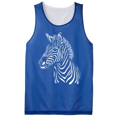 Zebra African Animal Zoo Keeper Zebra Lover Cute Gift Mesh Reversible Basketball Jersey Tank