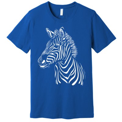 Zebra African Animal Zoo Keeper Zebra Lover Cute Gift Premium T-Shirt