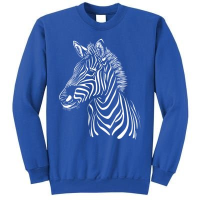 Zebra African Animal Zoo Keeper Zebra Lover Cute Gift Tall Sweatshirt