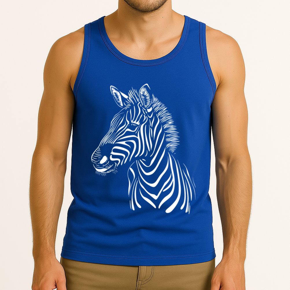 Zebra African Animal Zoo Keeper Zebra Lover Cute Gift Tank Top