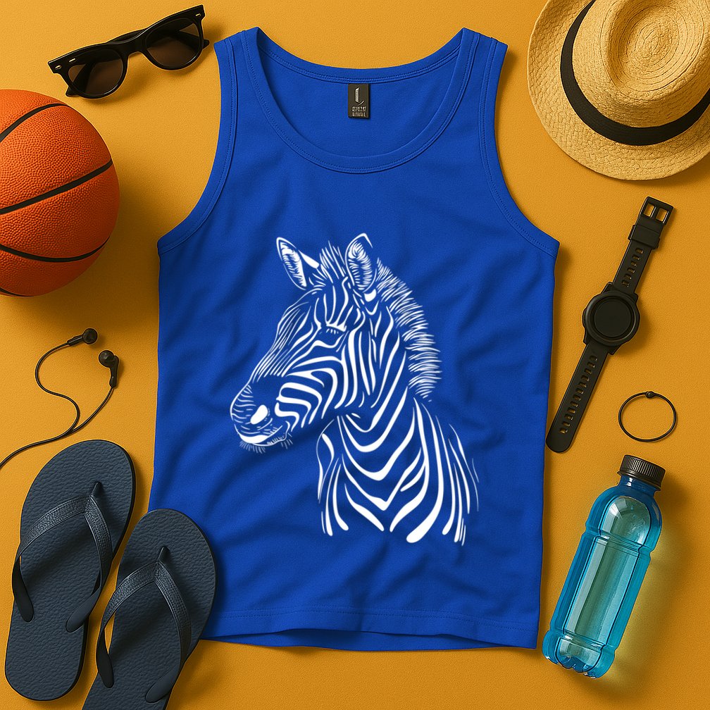 Zebra African Animal Zoo Keeper Zebra Lover Cute Gift Tank Top