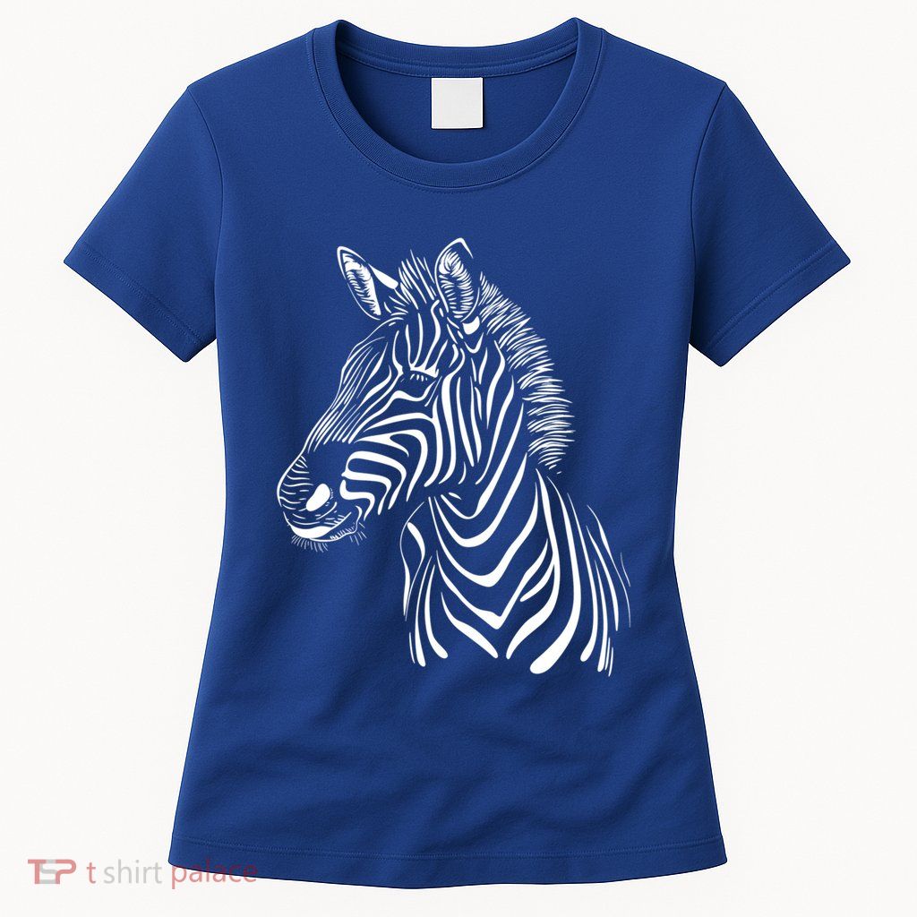 Zebra African Animal Zoo Keeper Zebra Lover Cute Gift Womens T-Shirt