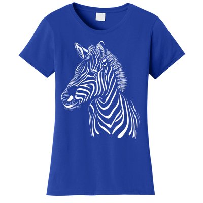 Zebra African Animal Zoo Keeper Zebra Lover Cute Gift Women's T-Shirt