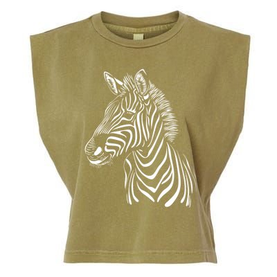 Zebra African Animal Zoo Keeper Zebra Lover Cute Gift Garment-Dyed Women's Muscle Tee