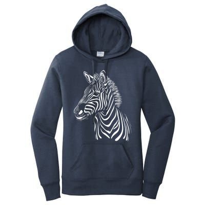 Zebra African Animal Zoo Keeper Zebra Lover Cute Gift Women's Pullover Hoodie