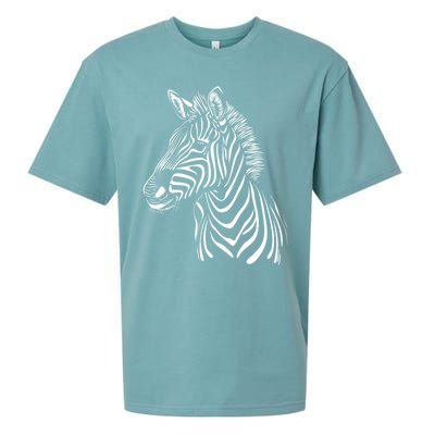 Zebra African Animal Zoo Keeper Zebra Lover Cute Gift Sueded Cloud Jersey T-Shirt